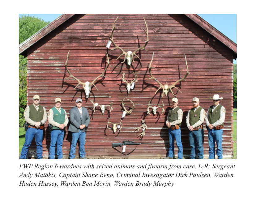 Two men convicted of poaching deer and elk in Blaine and Hill Counties