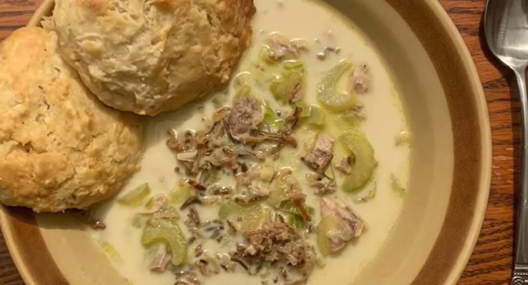 Creamy Wild Turkey and Wild Rice Soup