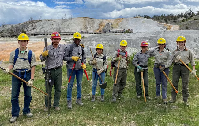 Yellowstone recruiting for 2024 Youth Conservation Corps program