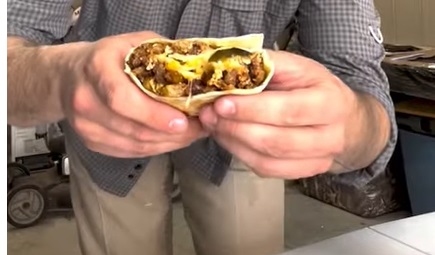 Rise and Shine with this Venison Breakfast Burrito