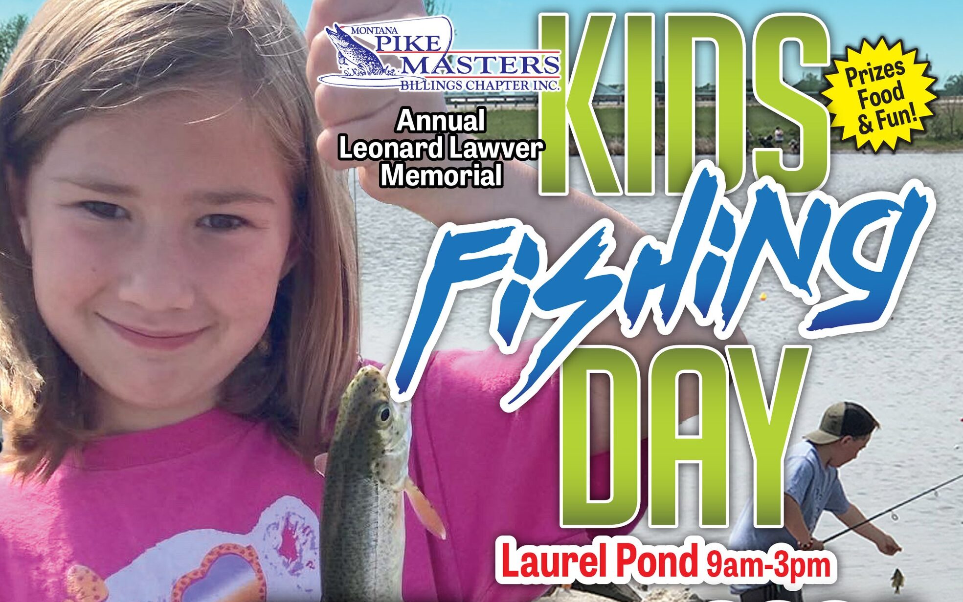 Cast Your Line at the Annual Leonard Lawver Memorial Kids Fishing Day!