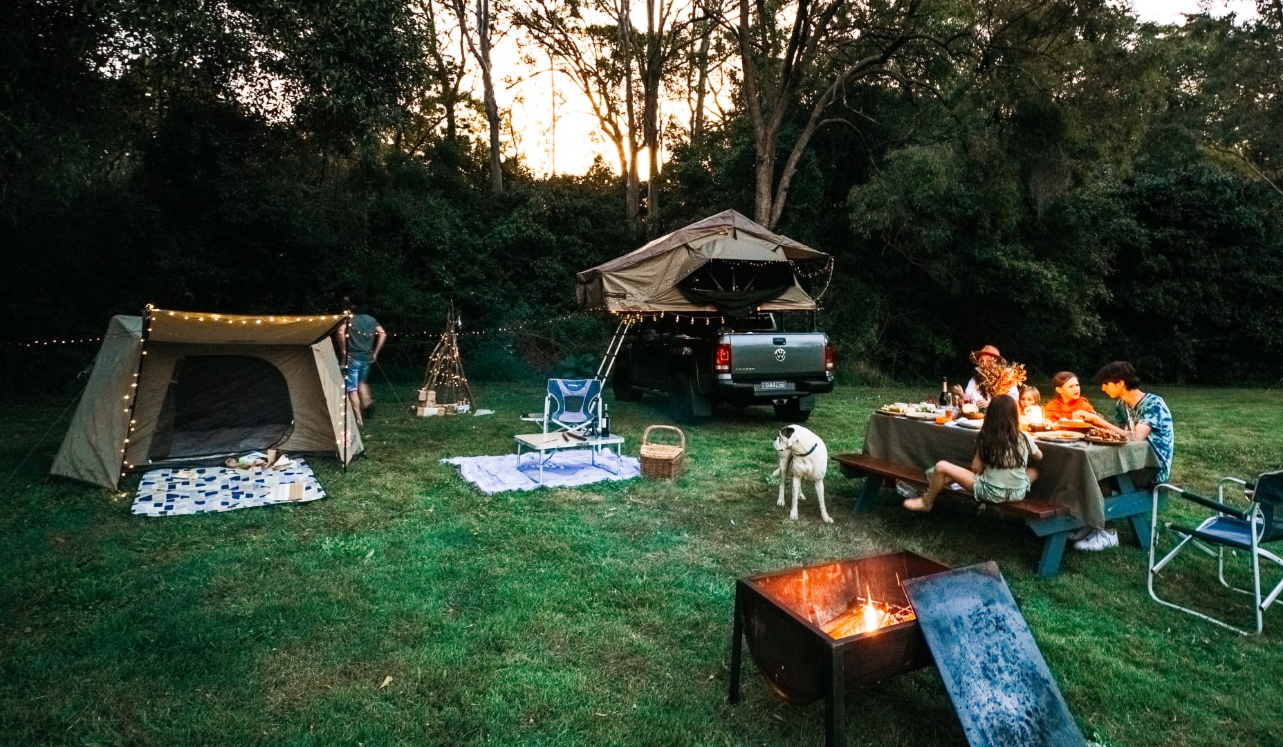 Back Yard Camping by Montana Grant