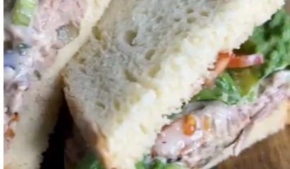 Wild Turkey Salad Sandwiches!