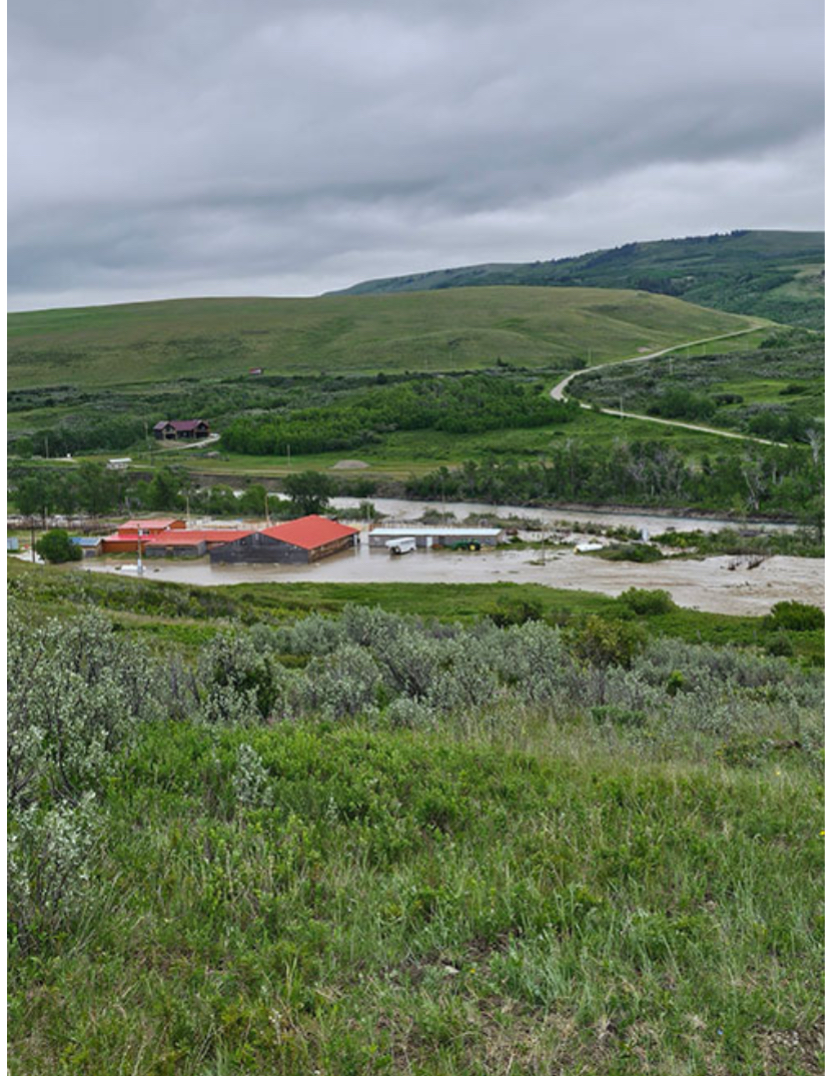 St. Mary Canal Siphon Failure outside Babb Montana
