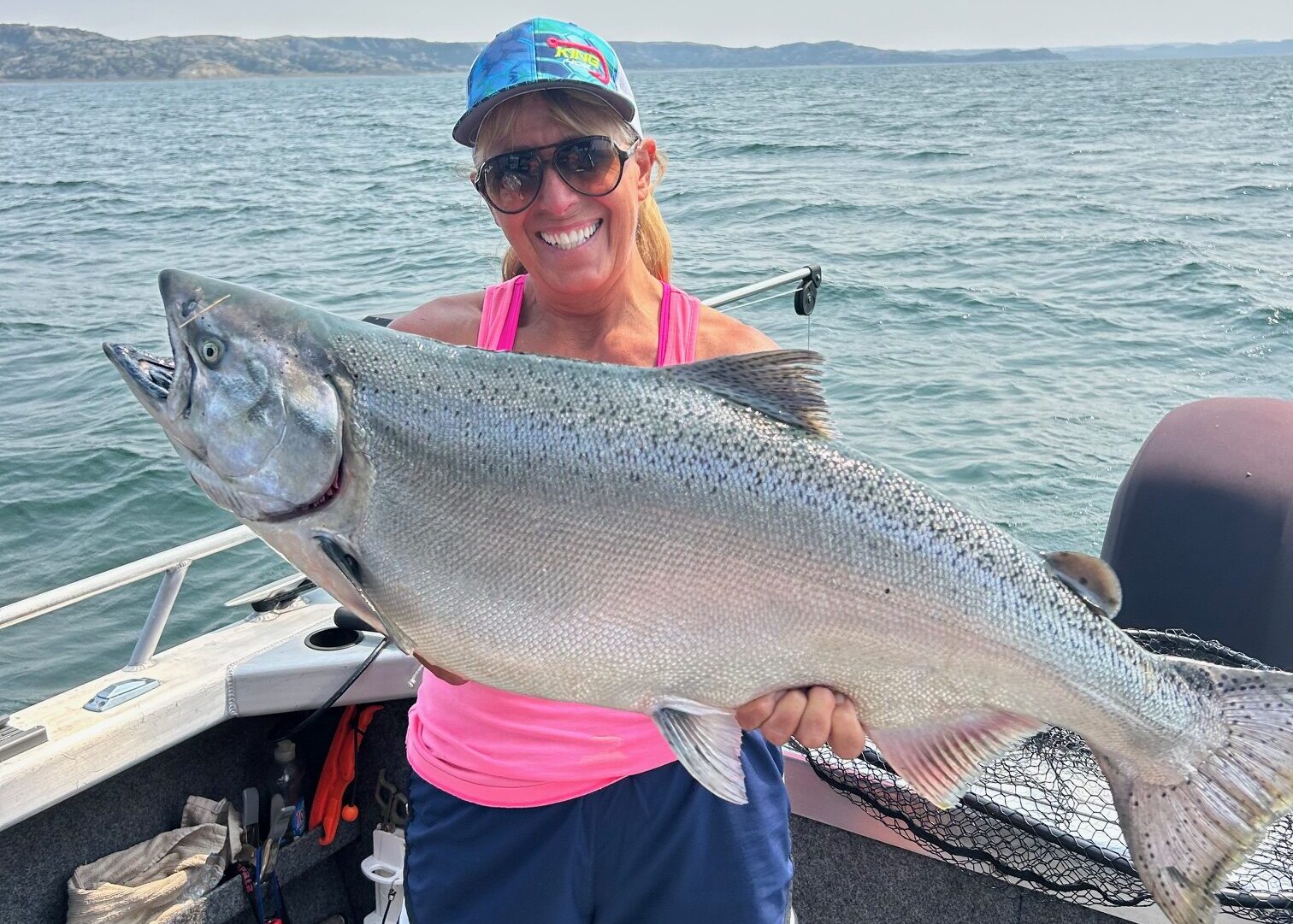 25-pound Godzilla Salmon Caught on Peck