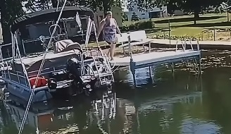 When the unexpected happens while fishing…