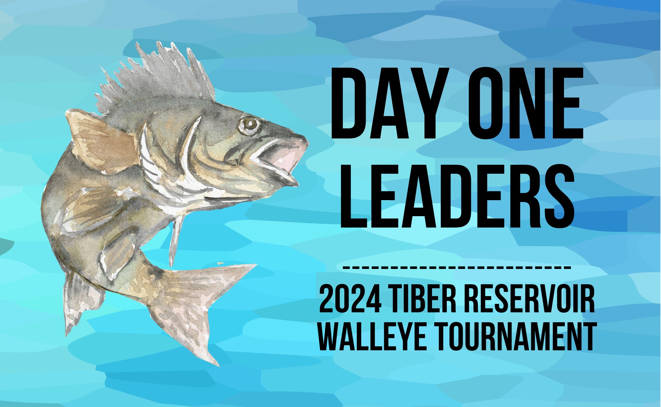 Huge Weights Dominate Tiber Walleye Toruney Day One Leaders