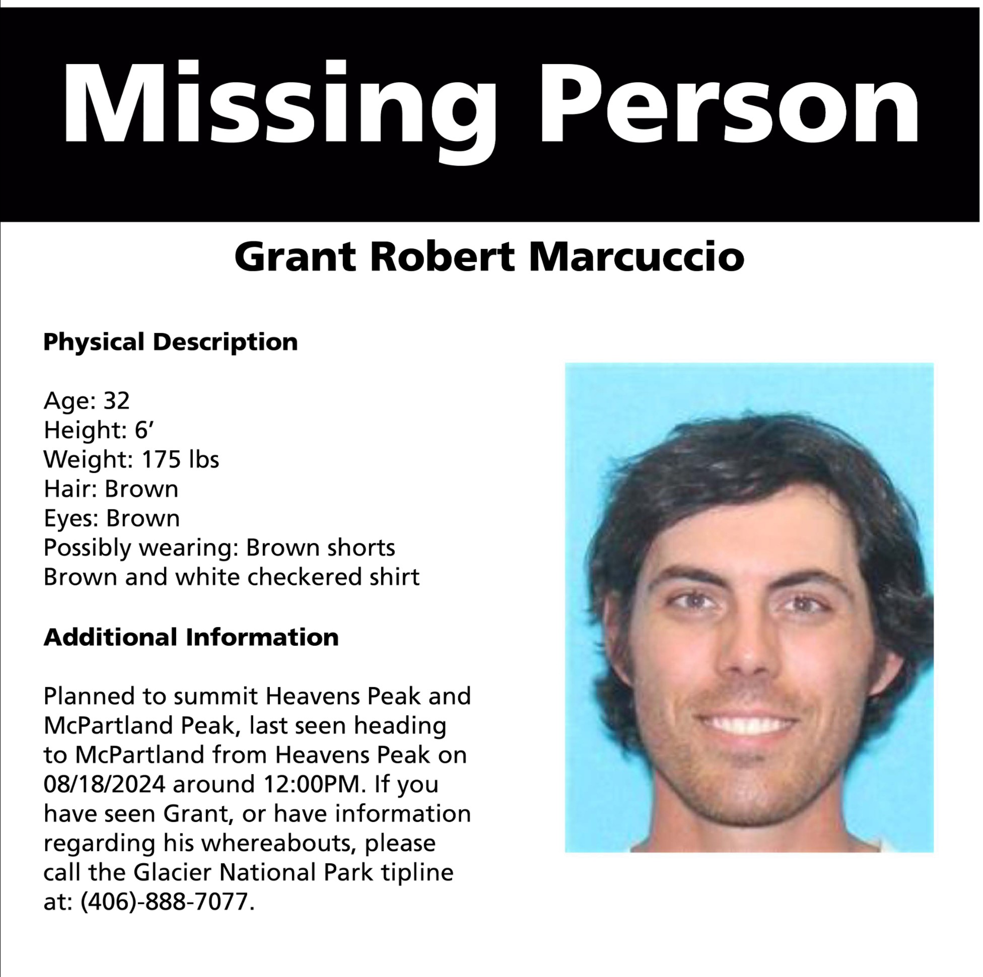 Climber missing in Glacier National Park