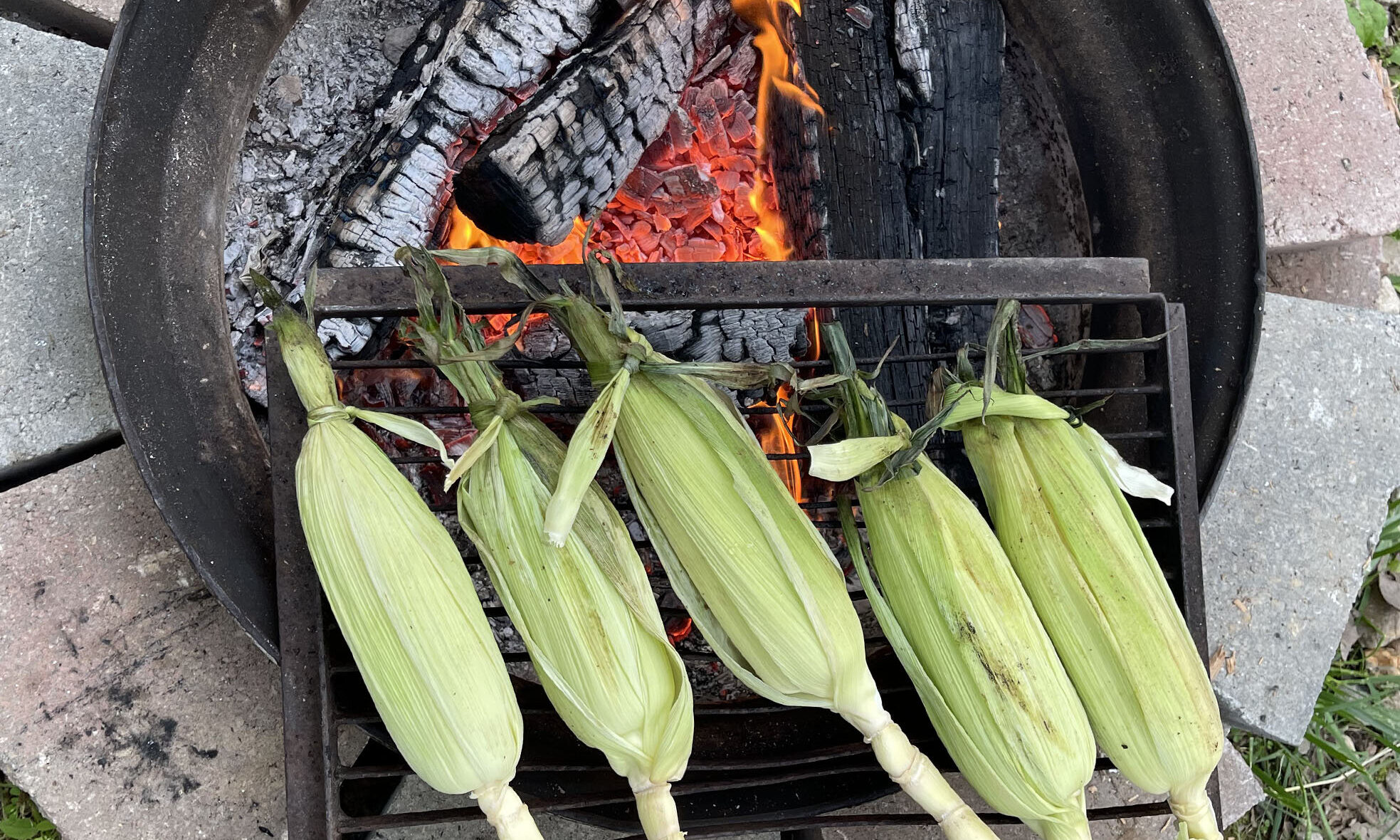 CORN COOKIN!!! by Montana Grant