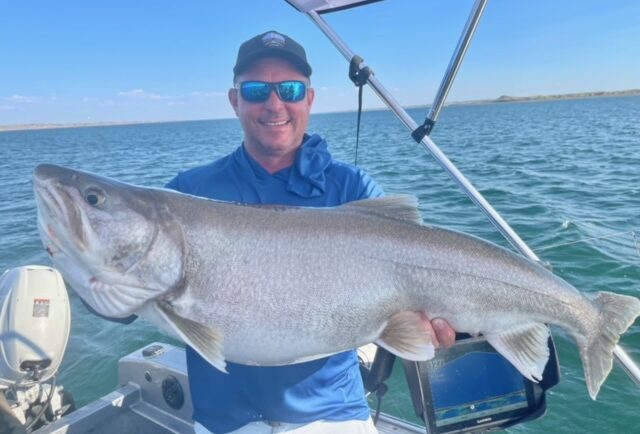 Collin Griffith Fishes Fort Peck