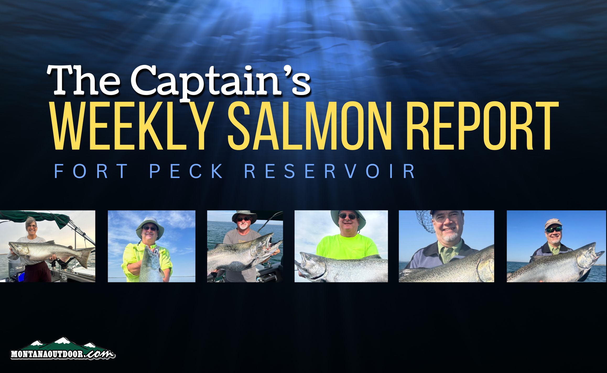 Captain’s Weekly Fort Peck Salmon report for 8.23.24