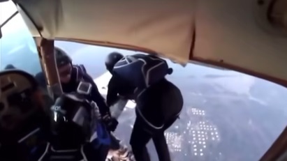 When skydiving goes from calm to crazy