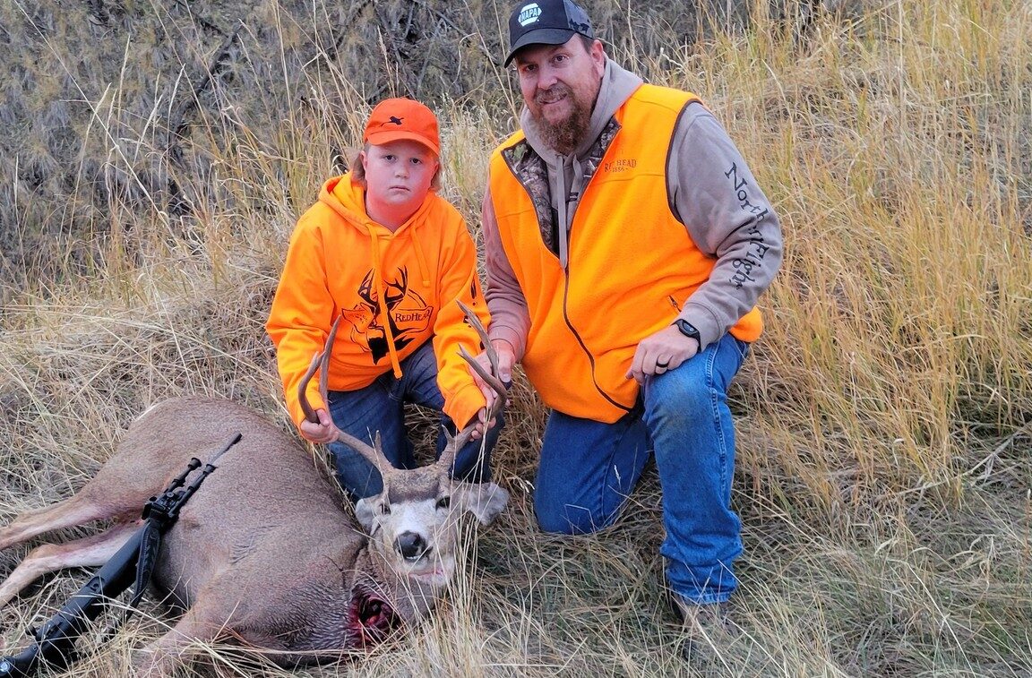 Youth Hunter Tags First Buck
