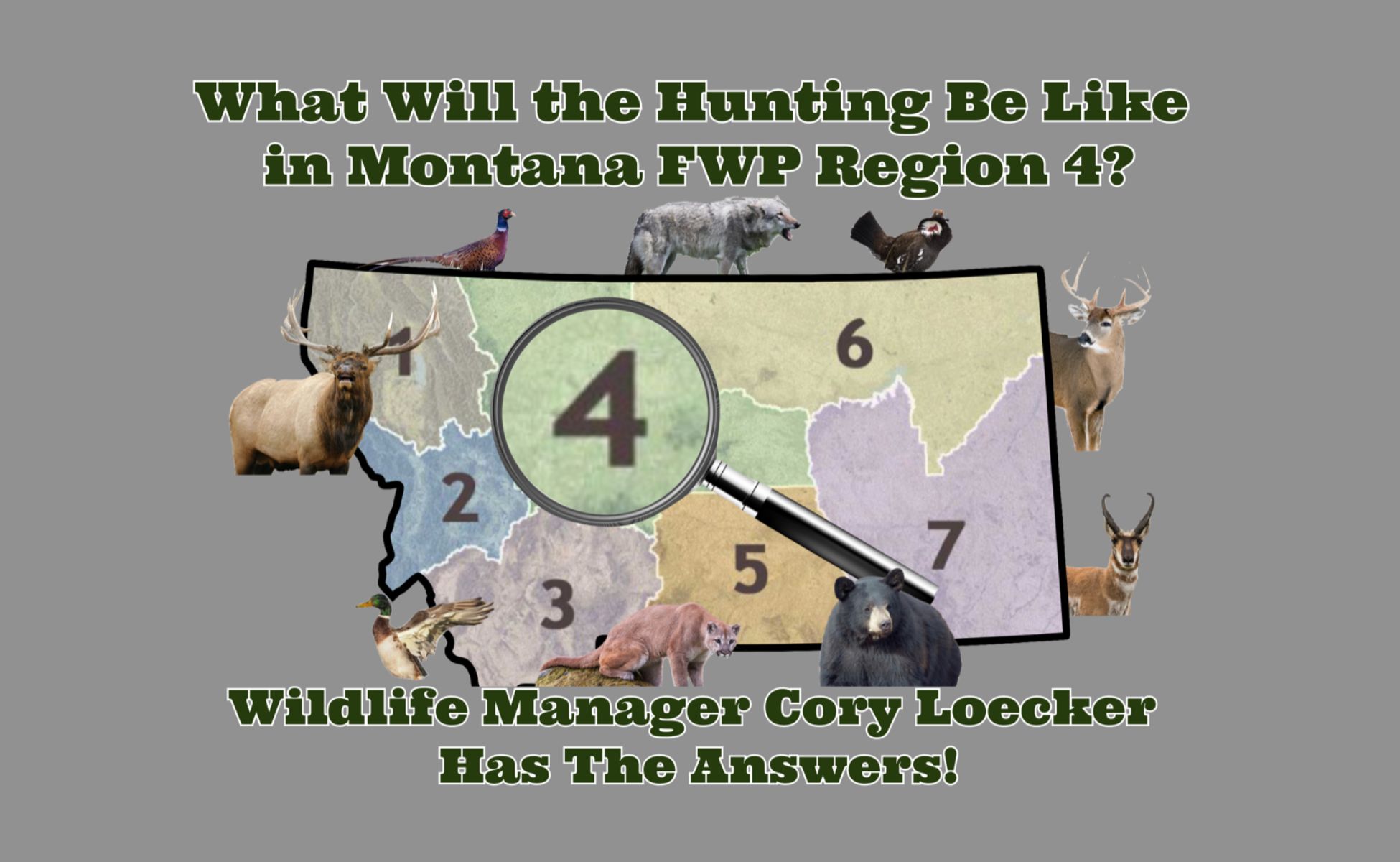 MT Outdoor Podcast Hunting Series: Region 4 Hunting Secrets Exposed with FWP Wildlife Mgr Cory Loecker