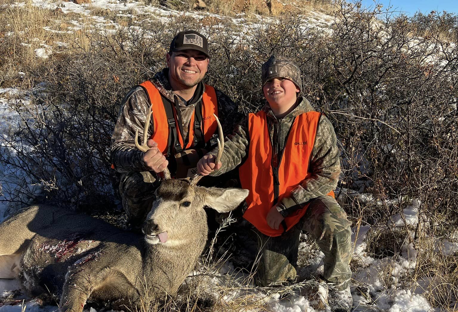 Father-Son duo doubles up on bucks