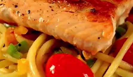 4S’s: Super Simple Salmon Spaghetti