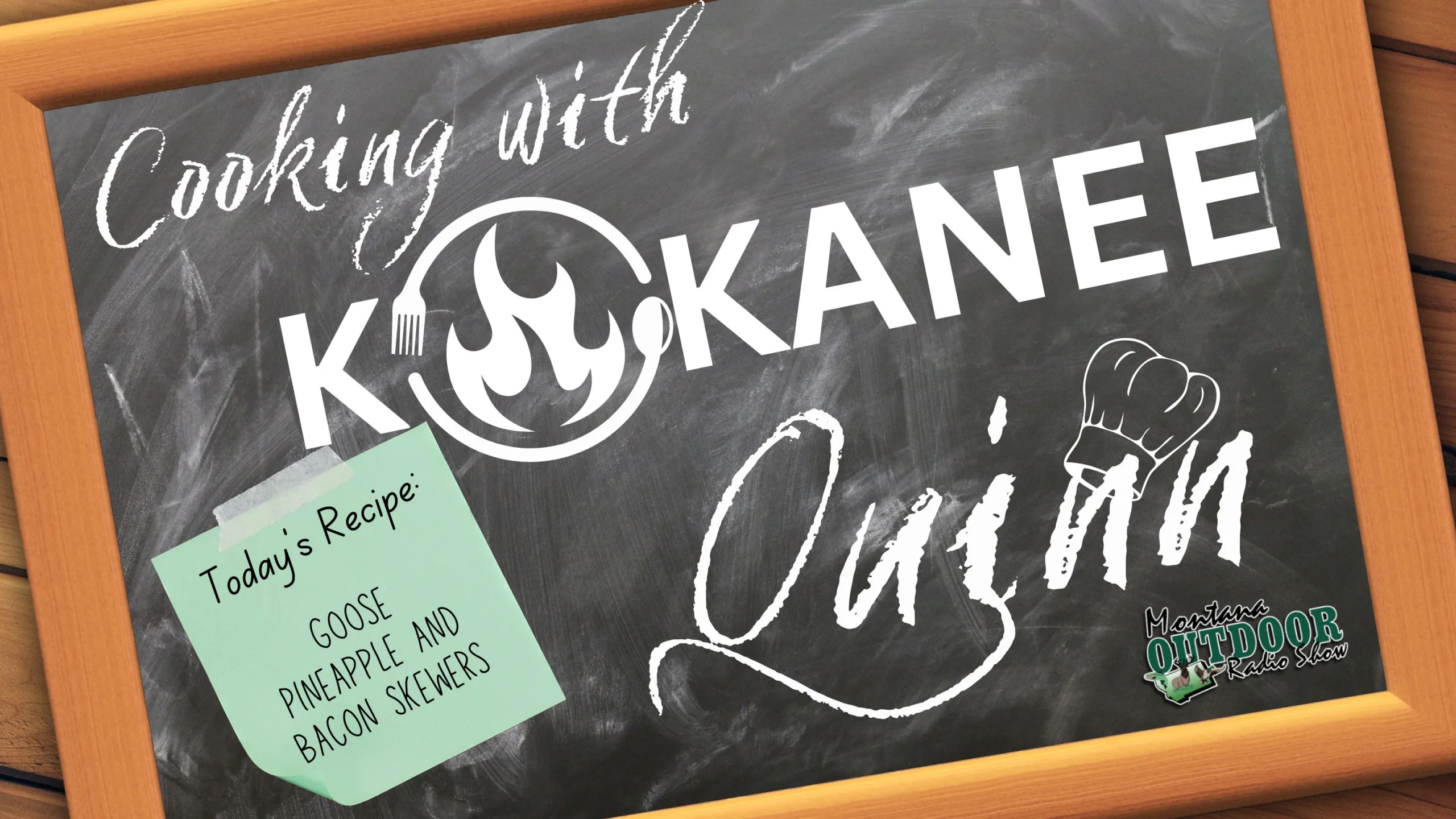 Cooking with Kokanee Quinn: Goose Pineapple and Bacon Skewers