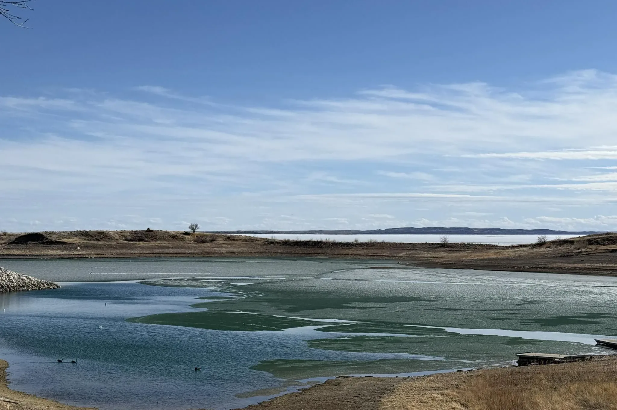 Fort Peck Ice Update by Fort Peck Marina 3.26.25