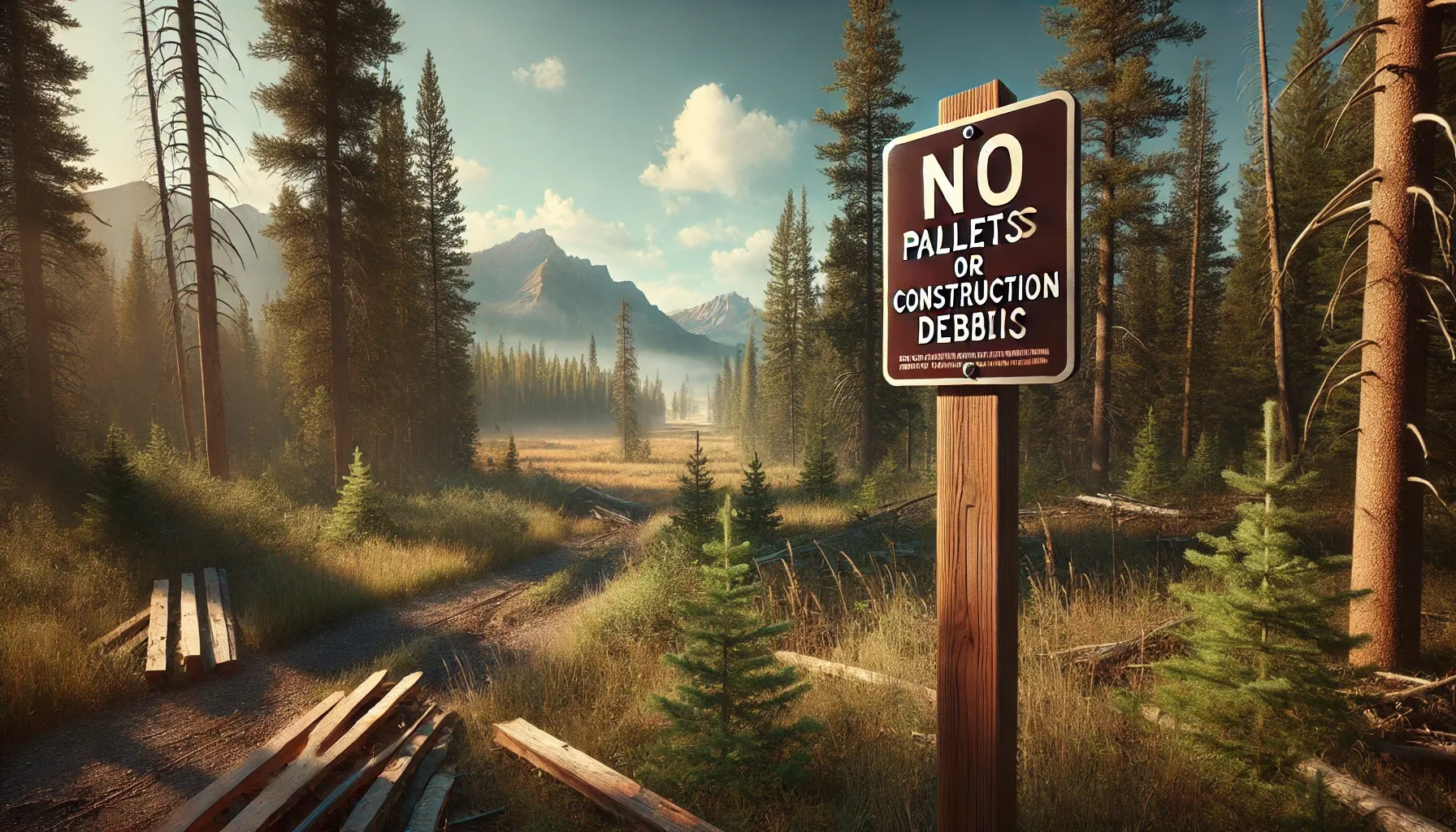 Butte Ranger District issues special order banning pallets/construction debris