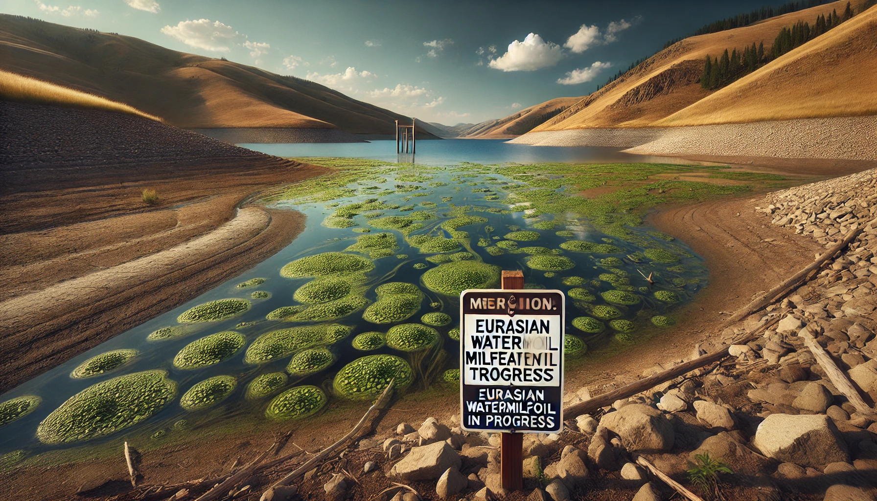 Public notice: BIA considers spraying 2,000 acres, reservoir draw down to control EWM in Pablo Reservoir