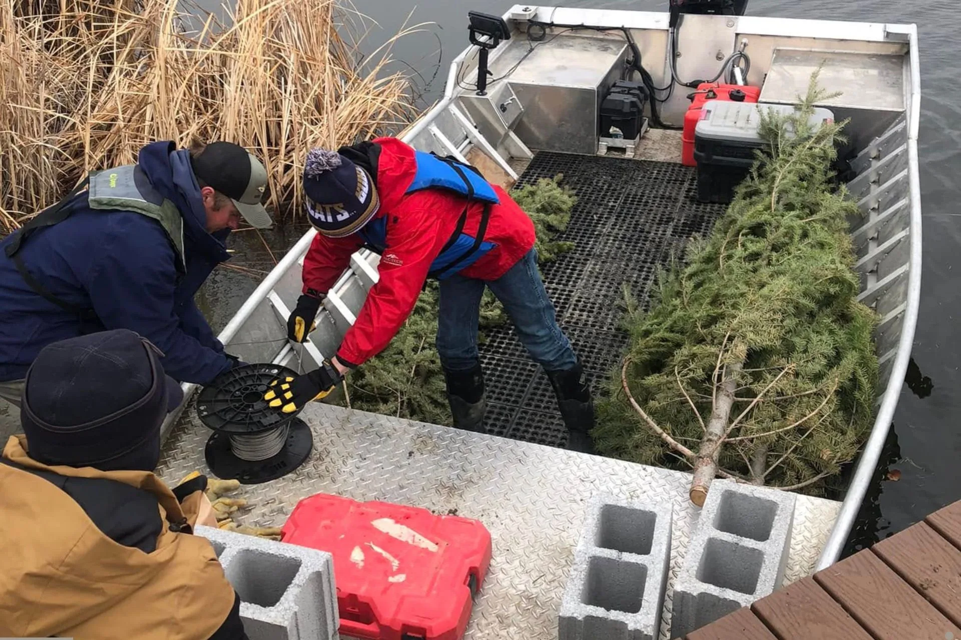 FWP continues partnering with Boy Scouts to turn Christmas trees into fish habitat