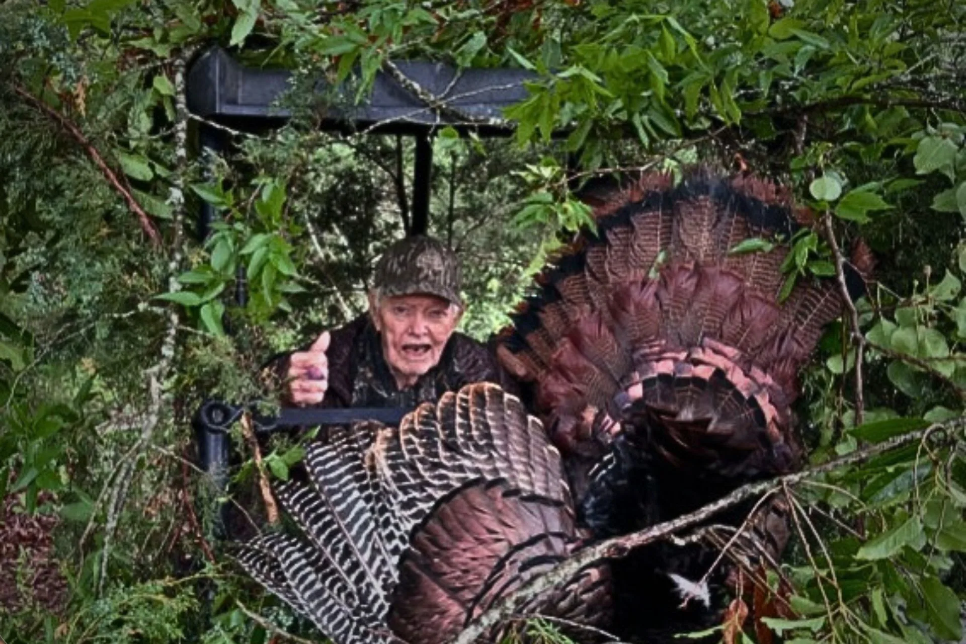 Mossy Oak’s Mr. Fox Bags a Bird at 94