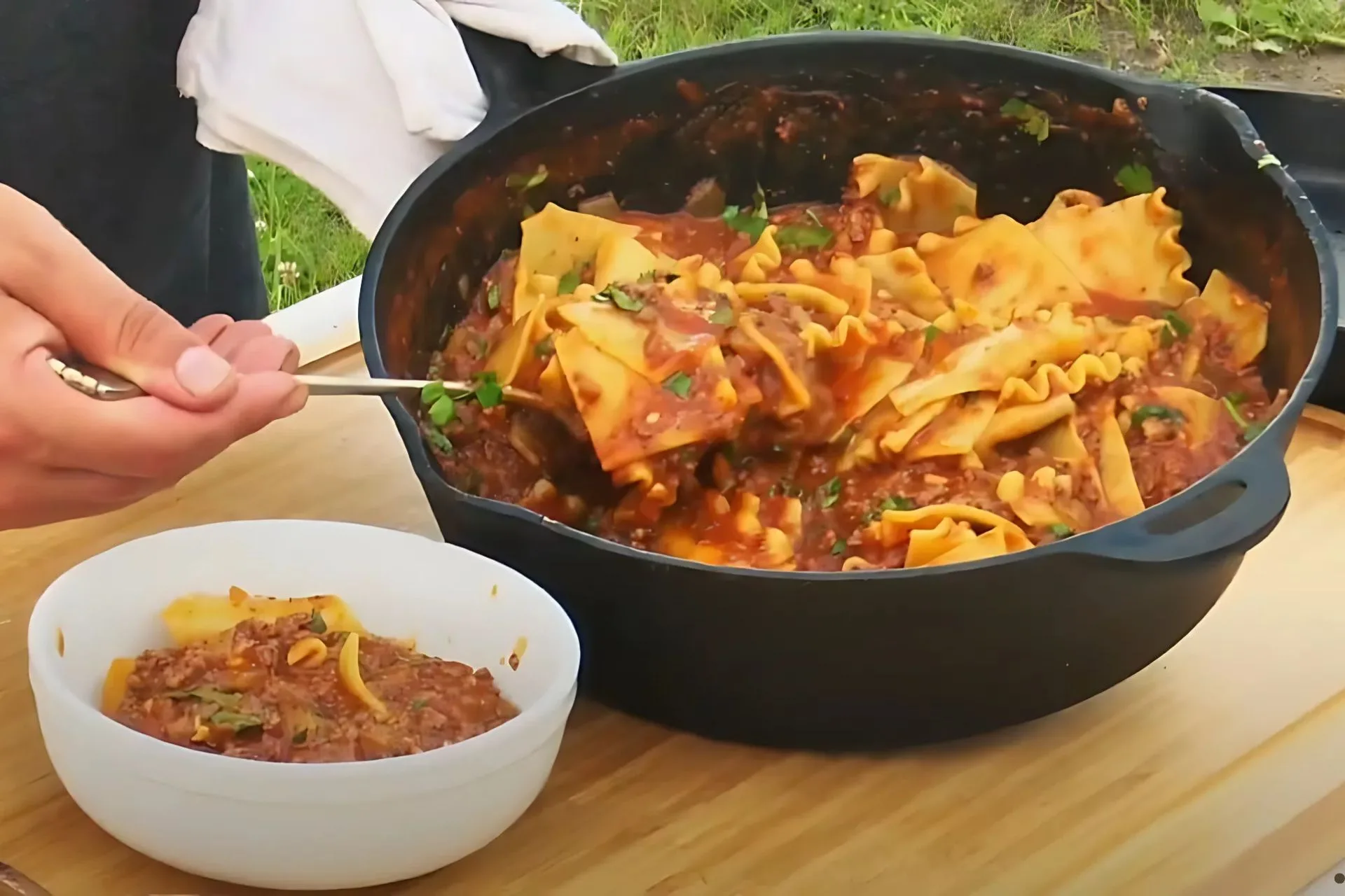 Wild Game Lasagna Soup