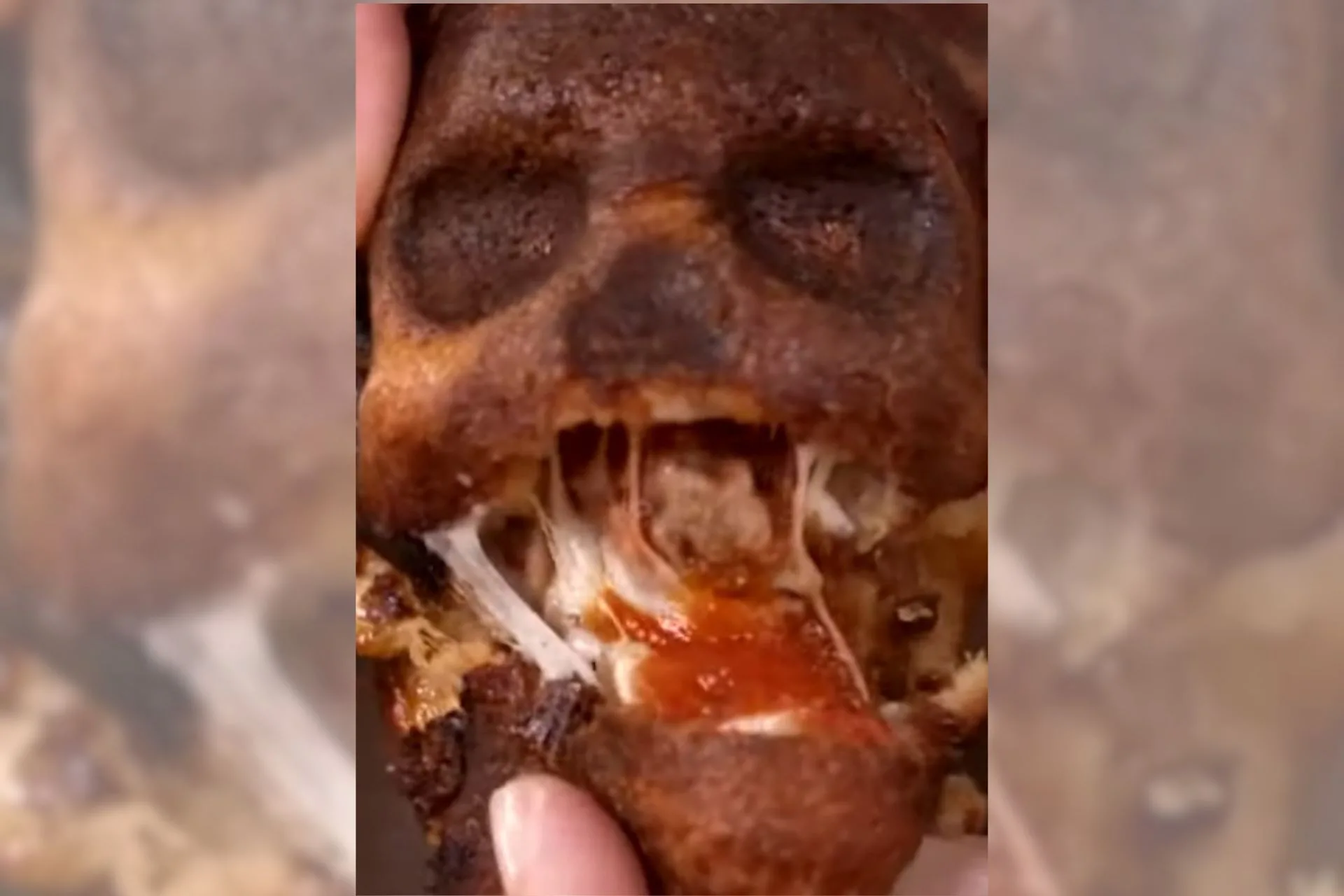 Simple and Spooky Skull Pepperoni Bites