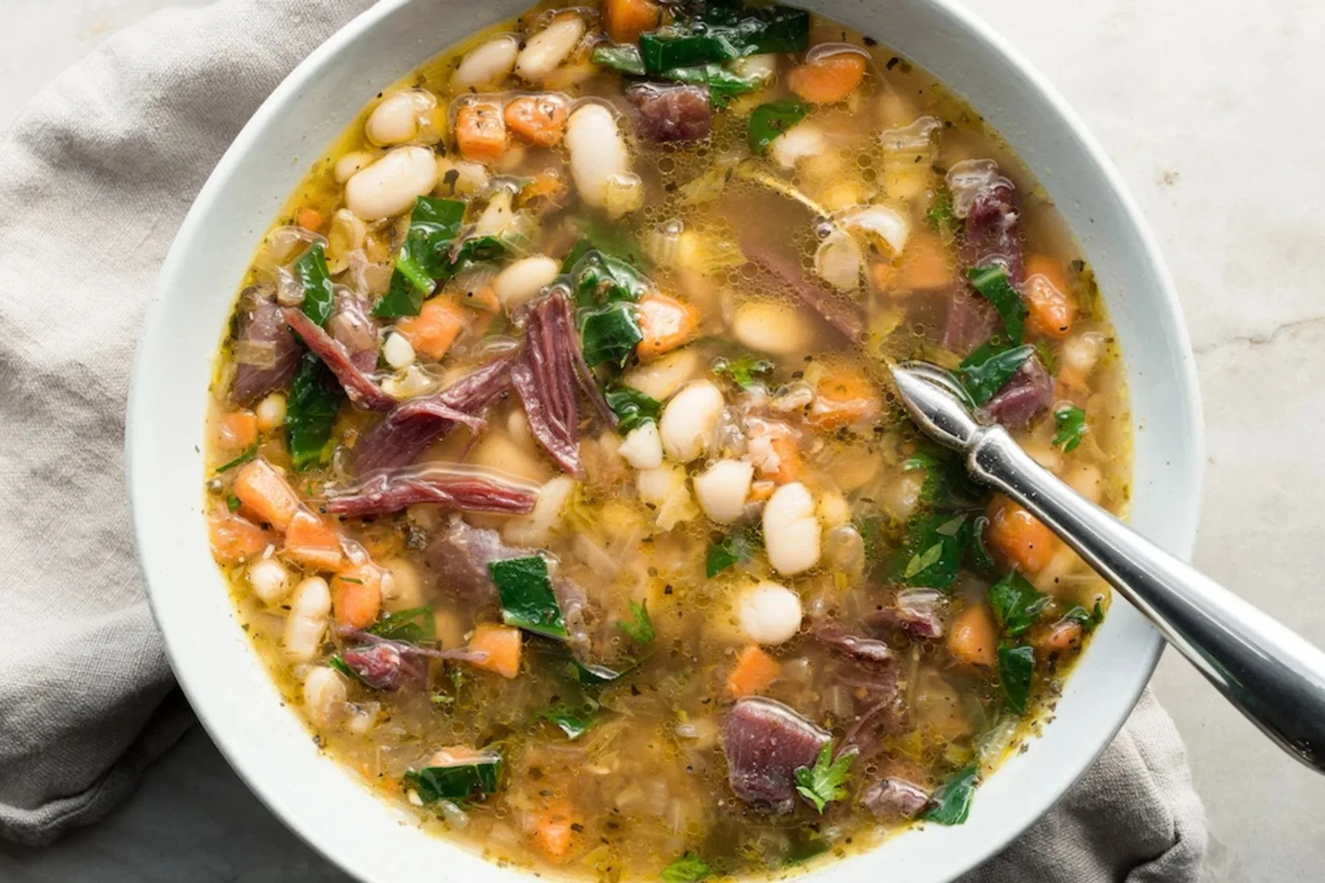 Cooking with Kokanee Quinn: Venison Shank Soup