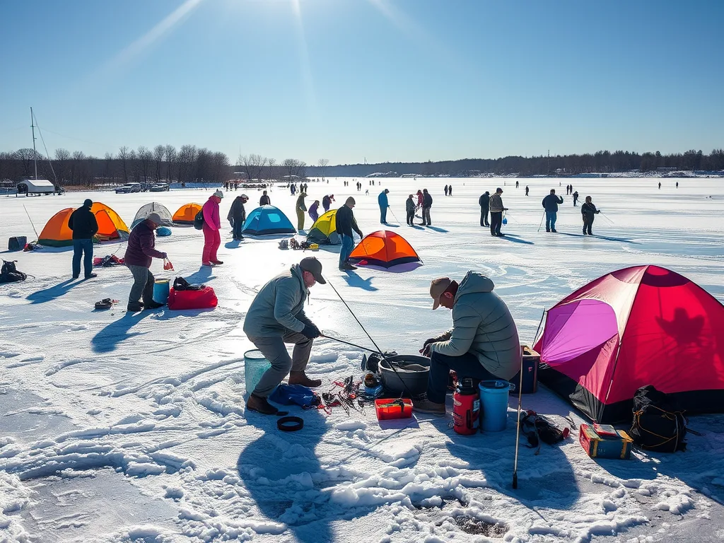 Someone’s winning a rifle on the ice this January…