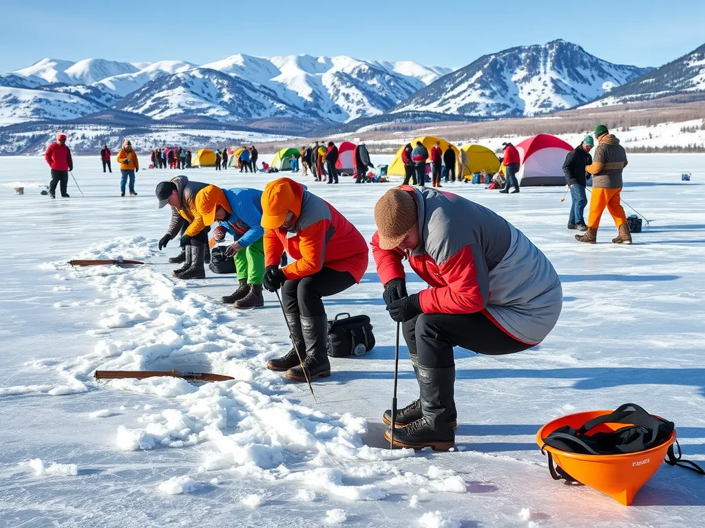 Drill Holes & Win Cash; Ducks on Ice Is Taking Over Canyon Ferry