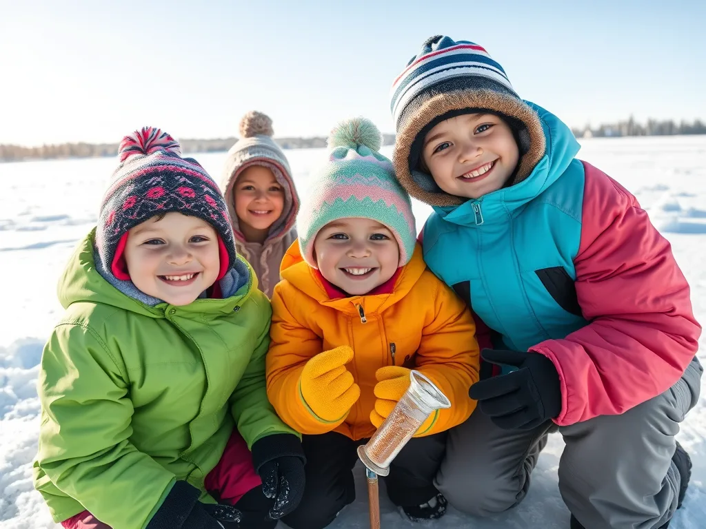 Creating Big Smiles for Little Anglers with Kids Ice Camp