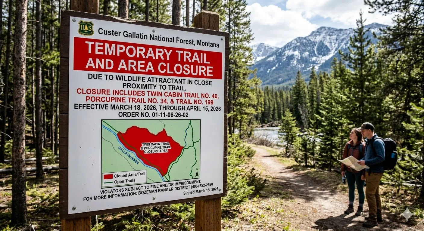 Bear’s Dinner Party: Why Your Favorite Bozeman Trails are Temporarily Off-Limits