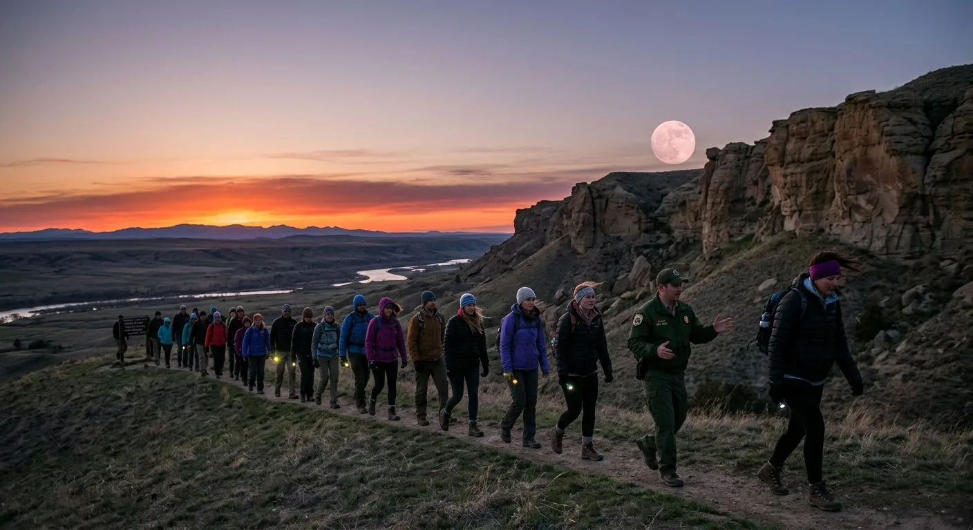 Full Moon Sunset Hike at First Peoples Buffalo Jump — April 1