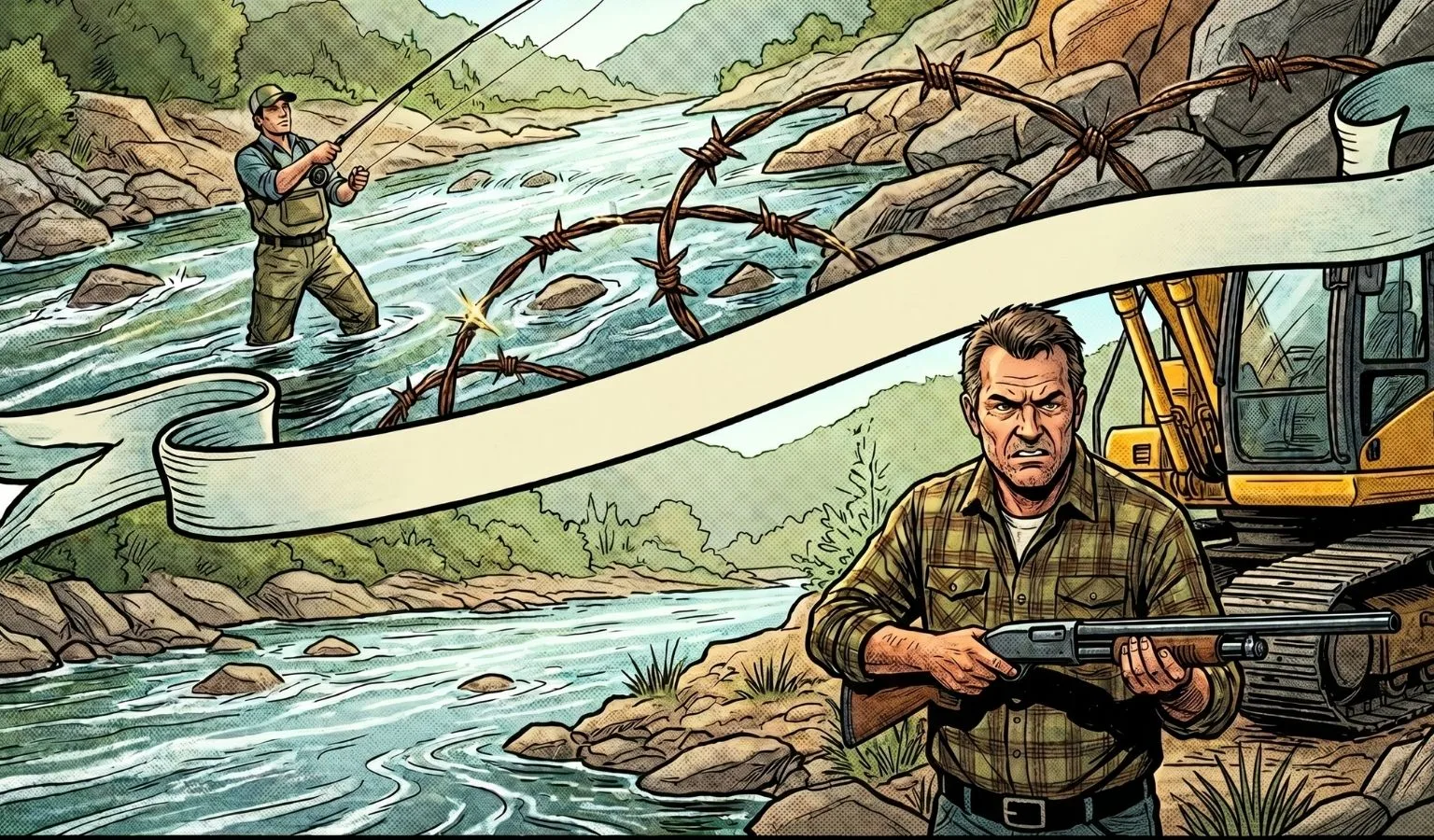 Troubled Waters: When Fly Fishing Meets Firearms
